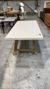 Havelock Dining Table Concrete White (D) #116 - 2