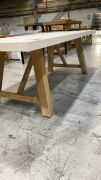 Havelock Dining Table Concrete White (D) #116 - 3
