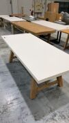 Havelock Dining Table Concrete White (D) #116 - 4