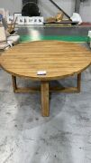 Cannes Round Dining Table Natural #119 - 2