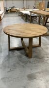Cannes Round Dining Table Natural #119 - 4