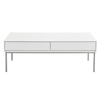 Signature Essentials Coffee Table 2 Drawer 2 White (Q) #122