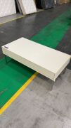 Signature Essentials Coffee Table 2 Drawer 2 White (Q) #122 - 2