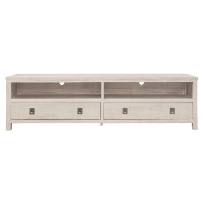 Cancun Entertainment Unit White Wash #128