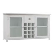 East Port Buffet 2 Door 1 Drawer Crisp White (D) #133