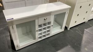 East Port Buffet 2 Door 1 Drawer Crisp White (D) #133 - 2