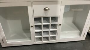 East Port Buffet 2 Door 1 Drawer Crisp White (D) #133 - 3