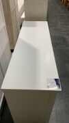 East Port Buffet 2 Door 1 Drawer Crisp White (D) #133 - 4