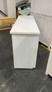 East Port Buffet 2 Door 1 Drawer Crisp White (D) #133 - 6