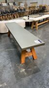 Havelock Dining Bench Very Heavy Product Concrete Grey (D) #149 - 3