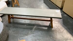 Havelock Dining Bench Very Heavy Product Concrete Grey (D) #149 - 4