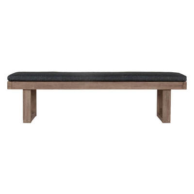 Cannes Dining Bench Charcoal (D) #154