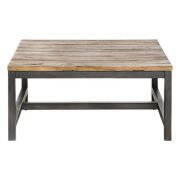 Wharf Coffee Table Recycled Elm Natural/Black (D) #157