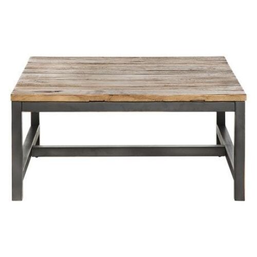 Wharf Coffee Table Recycled Elm Natural/Black (D) #157