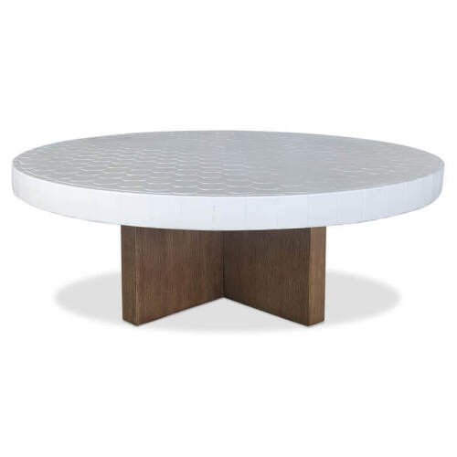 Mosaic Coffee Table Round Natural #170