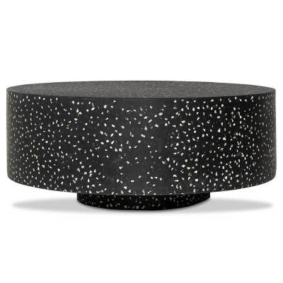 Lux Terrazzo Coffee Table Large Black #173