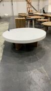 Mosaic Coffee Table Round Natural #170 - 3