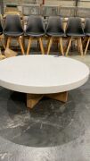 Mosaic Coffee Table Round Natural #170 - 4