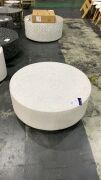 Lux Terrazzo Coffee Table Large White #171 - 3