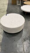 Lux Terrazzo Coffee Table Large White #171 - 4