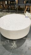 Lux Terrazzo Coffee Table Large White #171 - 5