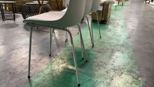 1x Niko Dining Chair and 2x Niko Upholstered Seat Dining Chair White #183 - 5