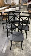 6x Vineyard II Dining Chair Black #193 - 2