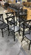 6x Vineyard II Dining Chair Black #193 - 4