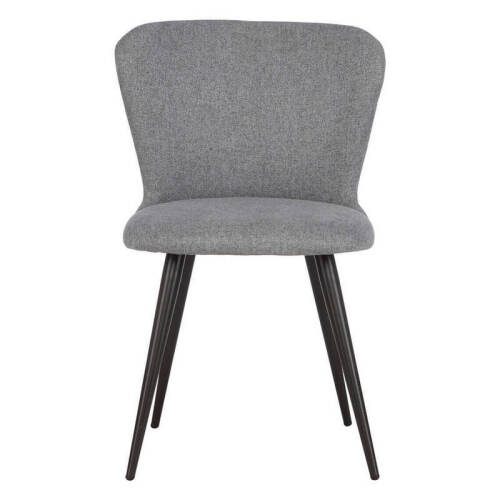 5x Phoebe Dining Chair Dark Grey / Grey (Q) #201