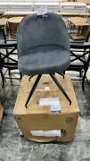 3x Atelier Dining Chair Charcoal #202 - 2