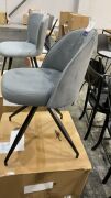 3x Atelier Dining Chair Charcoal #202 - 4