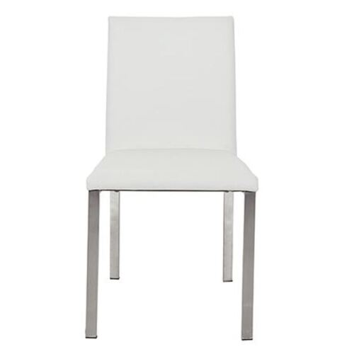 S. Essentials Dining Chair Deluxe Logan White #213