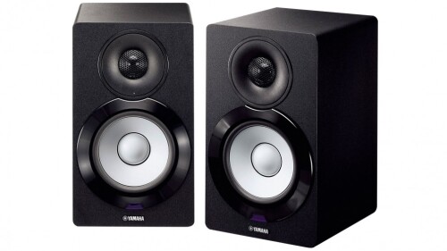 Yamaha MusicCast Wireless Multiroom Book Shelf Speakers - Black - NXN500BL