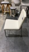 S. Essentials Dining Chair Deluxe Logan White #213 - 3