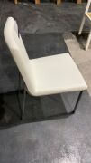 S. Essentials Dining Chair Deluxe Logan White #213 - 5