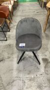 3x Atelier Dining Chair Charcoal #202 - 6