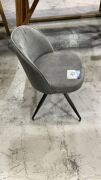 3x Atelier Dining Chair Charcoal #202 - 7