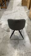 3x Atelier Dining Chair Charcoal #202 - 8