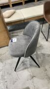 3x Atelier Dining Chair Charcoal #202 - 9