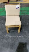 Cannes Dining Chair Armless Armless Natural #219 - 2