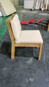 Cannes Dining Chair Armless Armless Natural #219 - 3
