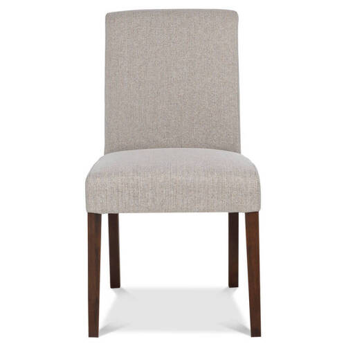 2x Andes Dining Chair Stone Warm Brown Leg #222