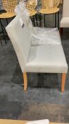 2x Andes Dining Chair Ella Natural White Wash Leg #223 - 4