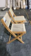 2x Bistro Chair Natural (D) #225 - 3