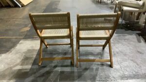 2x Bistro Chair Natural (D) #225 - 4