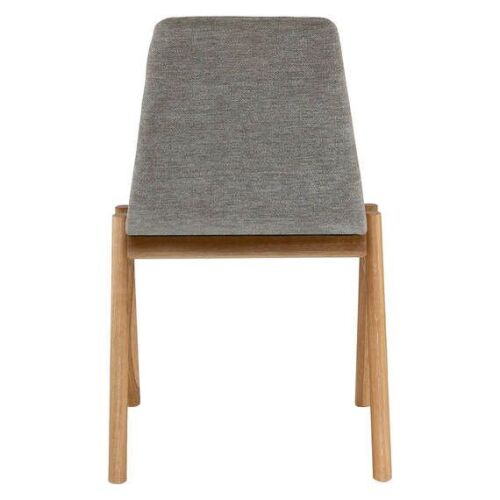 3x Arlo Dining Chair Upholstered Grey (D) #121