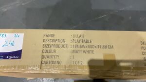 Lillah Play Table White #246 - 4