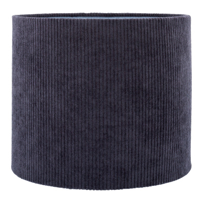 2x Lynn Lamp Shade Blue Drum (Q) 40x30cm & 2x Lynn Lamp Shade 36x28cm Blue Drum (Q)  #253