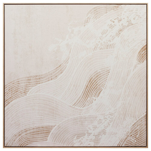 Tidal Wave Framed Canvas 103x103cm #263