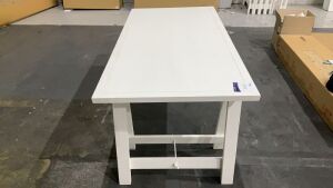 Trestle Desk 180x90cm White #306 - 4